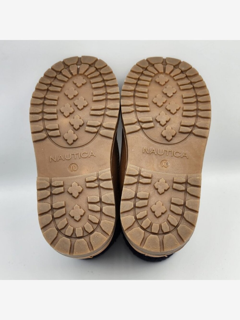 Tan Lace-Up Nautica Ankle Boots | Kid's 10 - Picture 9 of 15
